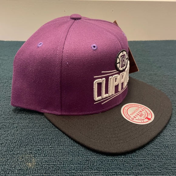 Mitchell & Ness NBA Los Angeles Clippers SnapBack Hat - Picture 2 of 5